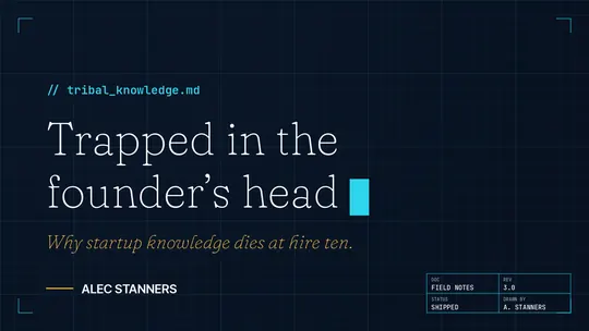 Your Company's Most Valuable Asset Is Trapped in Someone's Head